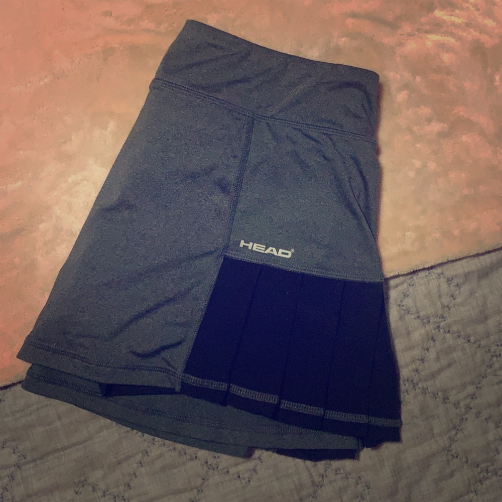 Head Athletic skort in black & gray
